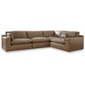Signature Design by Ashley Emilia Brown 4-Piece Sectional - 130 W x 90 D x 36 H