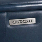 Sofa aus echtem Leder mit motorisierter Relaxfunktion, verstellbaren Kopfstützen, Lordosenstütze und USB- & USB-C-Anschluss