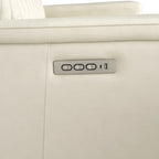 Sofa aus echtem Leder mit motorisierter Relaxfunktion, verstellbaren Kopfstützen, Lordosenstütze und USB- & USB-C-Anschluss