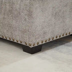 97 Chenille L-förmiges Schlafsofa mit Stauraum-Ottomane