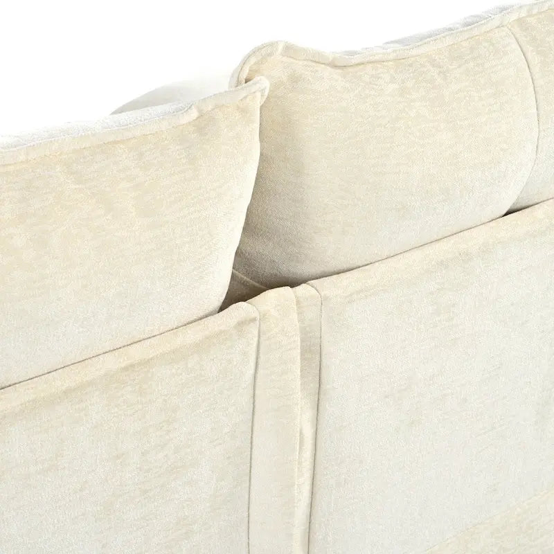 Roomfitters U-förmiges Chenille-Sofa mit verstellbaren Armlehnenkissen, perfekt für Wohnzimmer, Büros, geräumige Bereiche