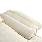 Roomfitters U-förmiges Chenille-Sofa mit verstellbaren Armlehnenkissen, perfekt für Wohnzimmer, Büros, geräumige Bereiche