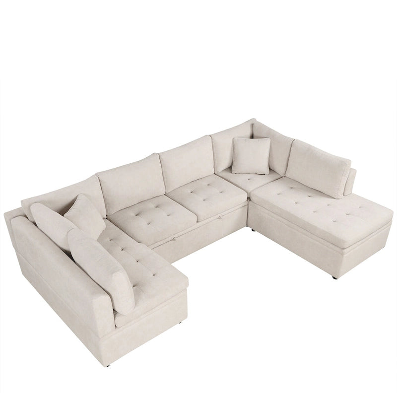 Elektrisches Ecksofa mit Relaxfunktion, Becherhaltern, USB-Anschlüssen und Steckdose für das Wohnzimmer