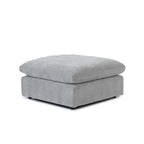 Großes Ecksofa aus Leinen für das Wohnzimmer-Set