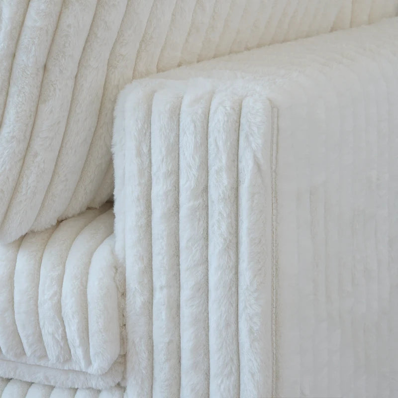 Modulares Sektionalsofa, umwandelbares V-förmiges Sofa für Wohnzimmer, tiefes Wolkensofa, 5-Sitzer bequemes Modulsofa