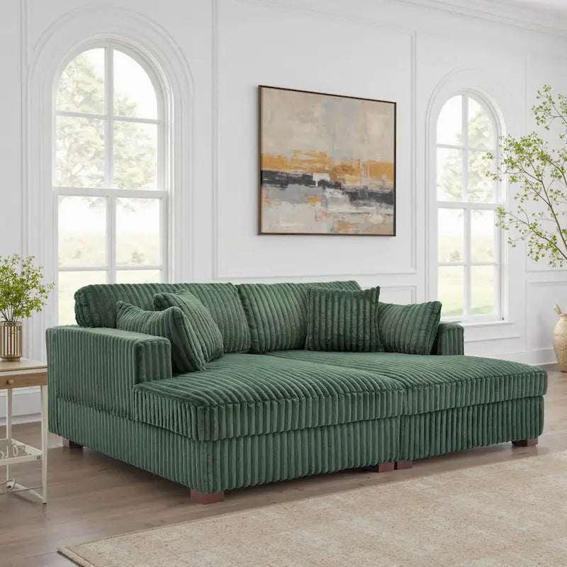 DREAMSIDEA Übergroßes modulares Ecksofa
