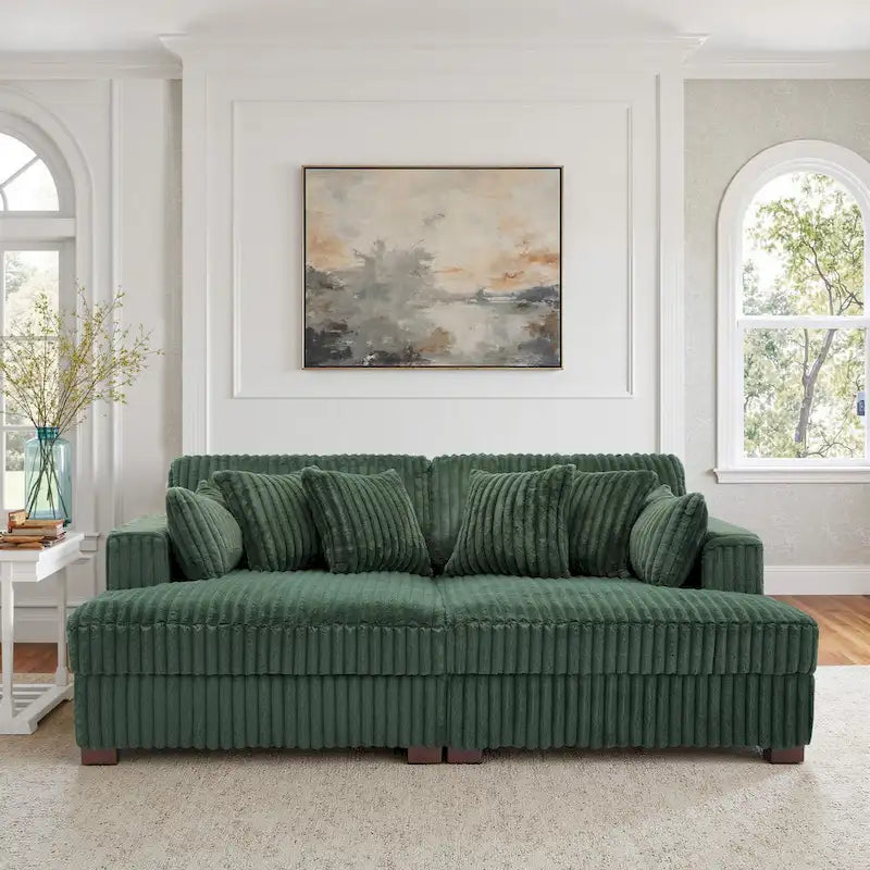 DREAMSIDEA Übergroßes modulares Ecksofa