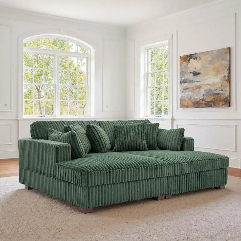 DREAMSIDEA Übergroßes modulares Ecksofa