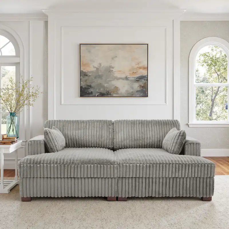 DREAMSIDEA Übergroßes modulares Ecksofa
