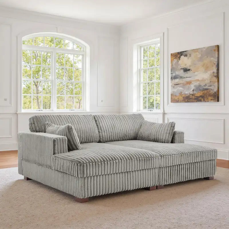 DREAMSIDEA Übergroßes modulares Ecksofa
