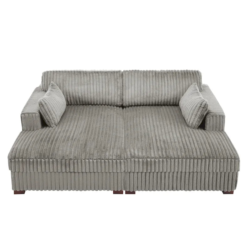 DREAMSIDEA Übergroßes modulares Ecksofa