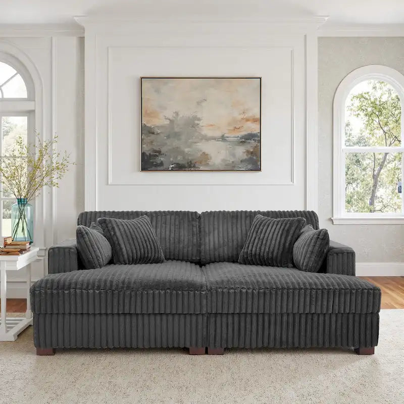 DREAMSIDEA Übergroßes modulares Ecksofa