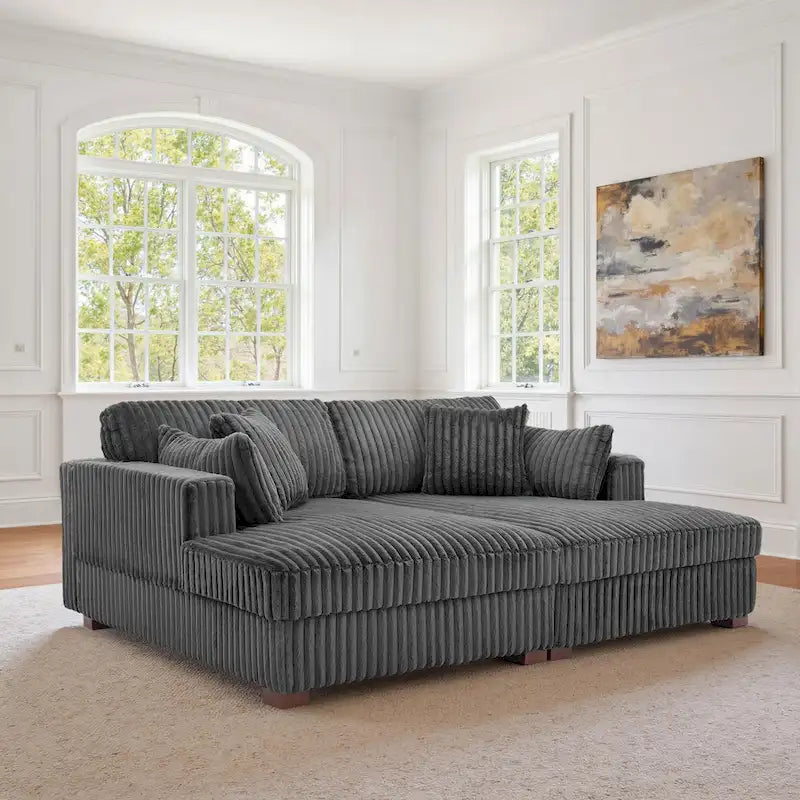 DREAMSIDEA Übergroßes modulares Ecksofa