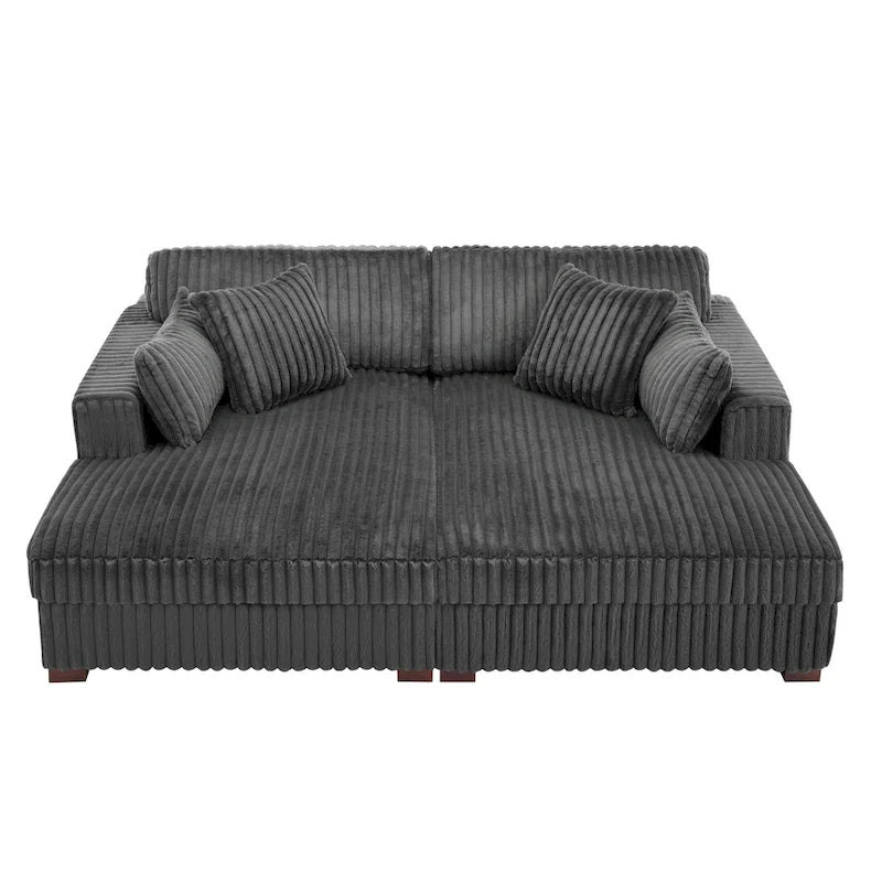 DREAMSIDEA Übergroßes modulares Ecksofa