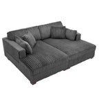 DREAMSIDEA Übergroßes modulares Ecksofa
