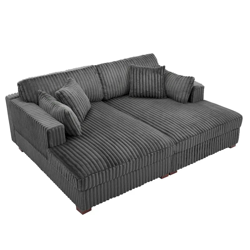 DREAMSIDEA Übergroßes modulares Ecksofa