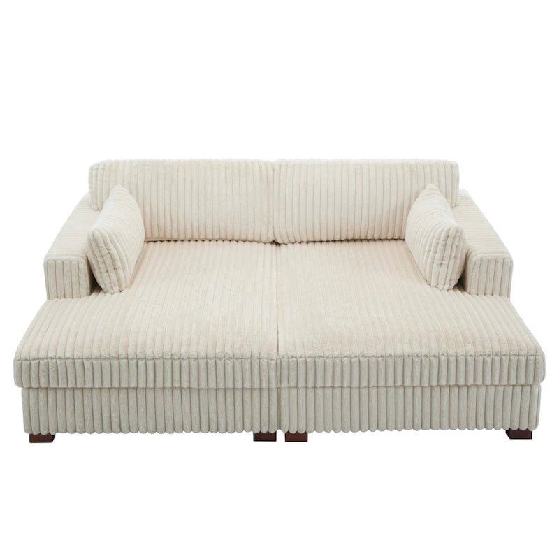 DREAMSIDEA Übergroßes modulares Ecksofa