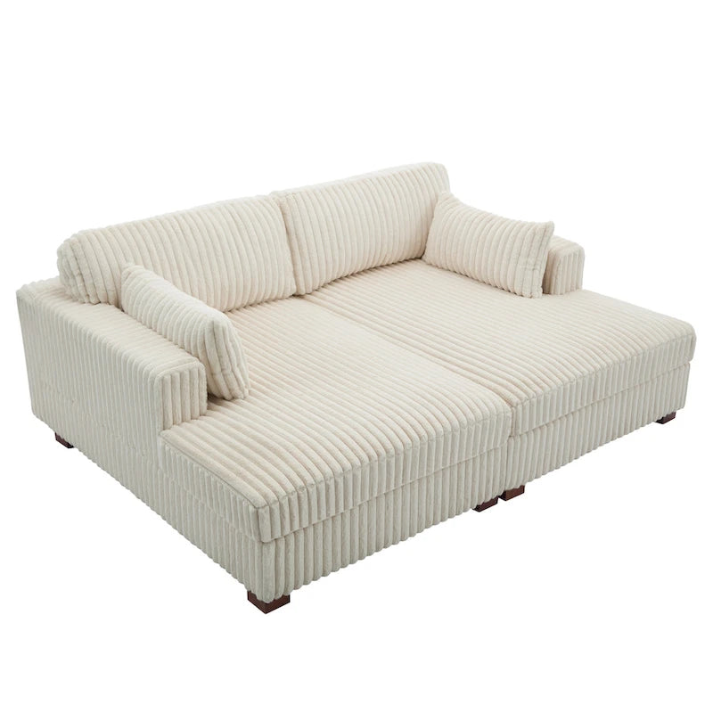 DREAMSIDEA Übergroßes modulares Ecksofa