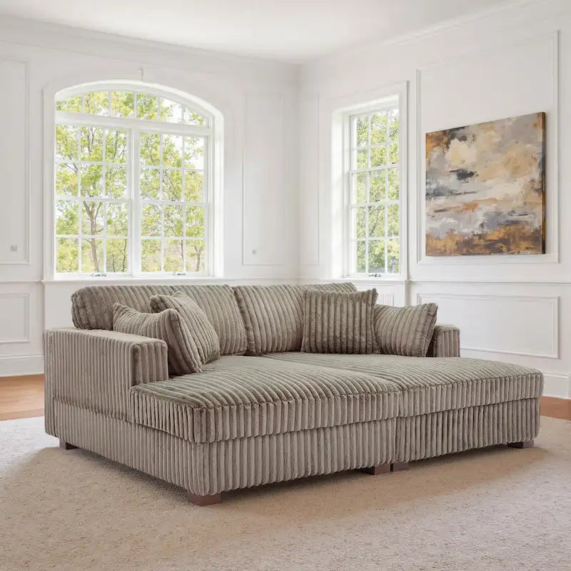 DREAMSIDEA Übergroßes modulares Ecksofa