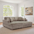 DREAMSIDEA Übergroßes modulares Ecksofa