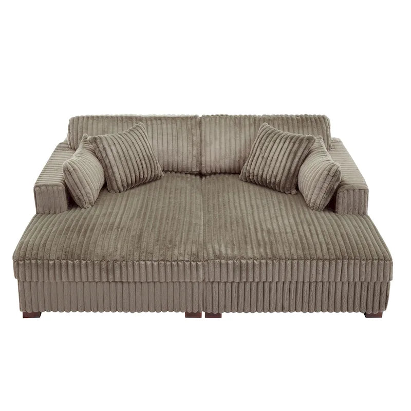 DREAMSIDEA Übergroßes modulares Ecksofa