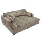 DREAMSIDEA Übergroßes modulares Ecksofa