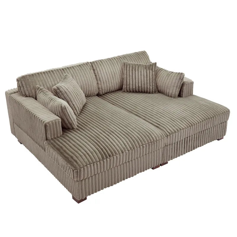 DREAMSIDEA Übergroßes modulares Ecksofa