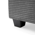 134 Cord-Sitzgruppe mit L-förmigem Cloud-Sofa und USB-Ladeanschluss & 50 Recamiere (Tragfähigkeit 330 lb)