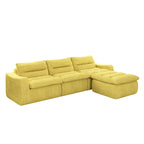 116.26 Modulares Schaumstoff-Ecksofa mit freier Kombination, kein Aufbau erforderlich & ergonomischer Unterstützung (4/6-Sitzer-Optionen)