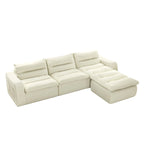 116.26 Modulares Schaumstoff-Ecksofa mit freier Kombination, kein Aufbau erforderlich & ergonomischer Unterstützung (4/6-Sitzer-Optionen)