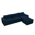 116.26 Modulares Schaumstoff-Ecksofa mit freier Kombination, kein Aufbau erforderlich & ergonomischer Unterstützung (4/6-Sitzer-Optionen)