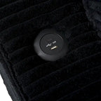 86,5 Corduroy Récamiere Schlafsofa mit USB-Anschlüssen, Getränkehaltern und 8 dicken Kissen