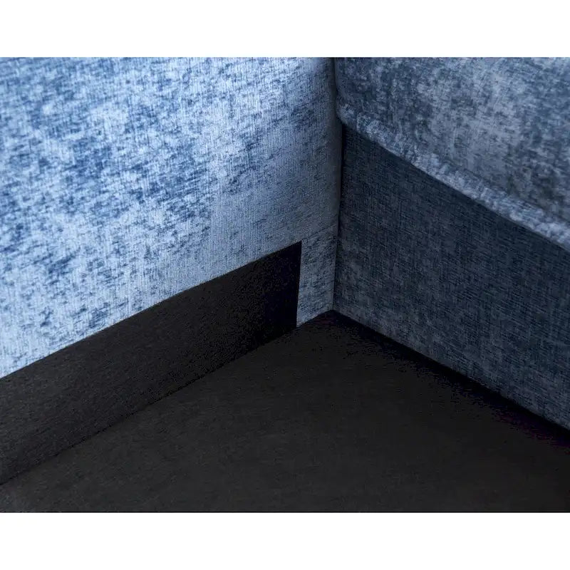 120.1 Chenille L-förmiges modulares Ecksofa mit Ottoman, 3-Sitzer Cloud-Sofa mit 57 cm tiefen Sitzen & hochdichtem Schaumstoff