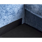 120.1 Chenille L-förmiges modulares Ecksofa mit Ottoman, 3-Sitzer Cloud-Sofa mit 57 cm tiefen Sitzen & hochdichtem Schaumstoff