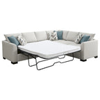 Ashlee Schlafsofa, Greige Chenille, 6 Kissen, 282 cm