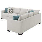 Ashlee Schlafsofa, Greige Chenille, 6 Kissen, 282 cm