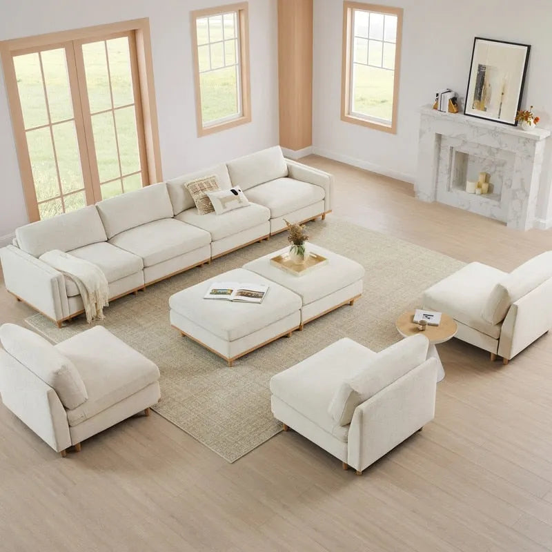 Pamela übergroßes modulares Schnittsofa