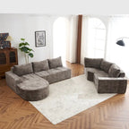 Modulares Sektionssofa Wohnzimmer Bodensofa Récamiere