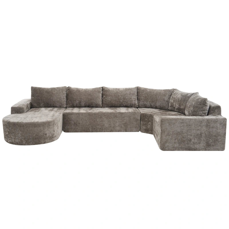 Modulares Sektionssofa Wohnzimmer Bodensofa Récamiere