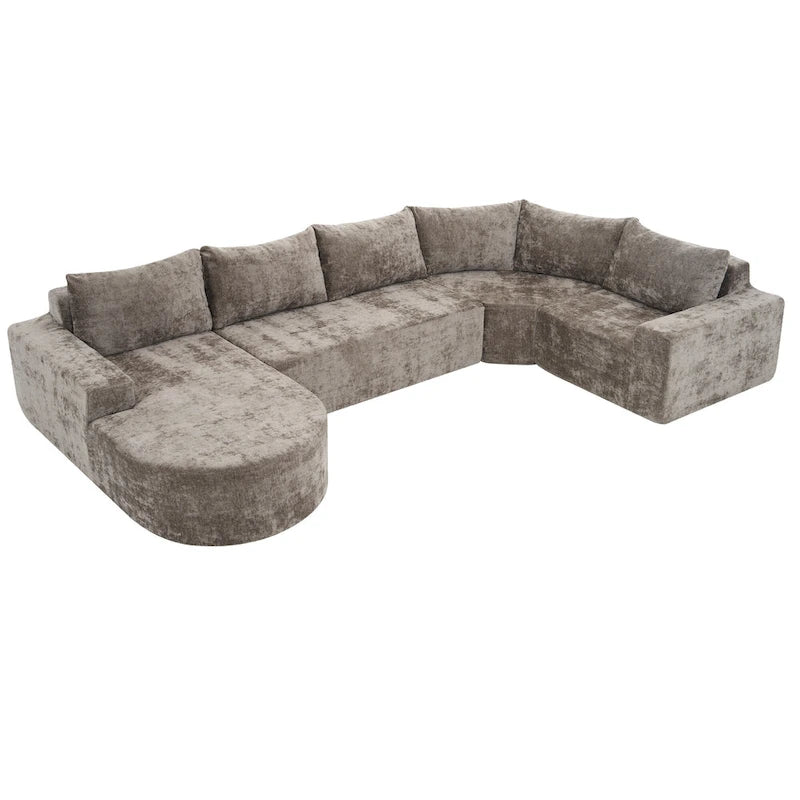 Modulares Sektionssofa Wohnzimmer Bodensofa Récamiere