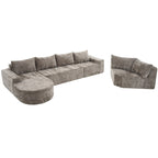 Modulares Sektionssofa Wohnzimmer Bodensofa Récamiere