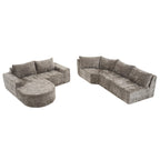 Modulares Sektionssofa Wohnzimmer Bodensofa Récamiere