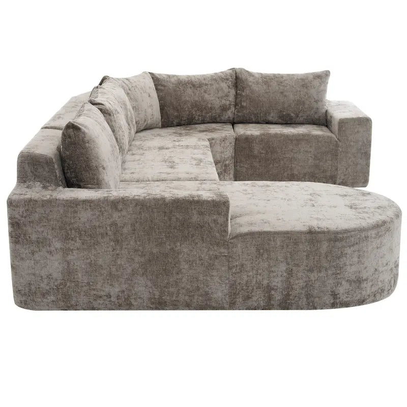 Modulares Sektionssofa Wohnzimmer Bodensofa Récamiere