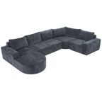 Modulares Sektionssofa Wohnzimmer Bodensofa Récamiere
