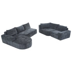 Modulares Sektionssofa Wohnzimmer Bodensofa Récamiere