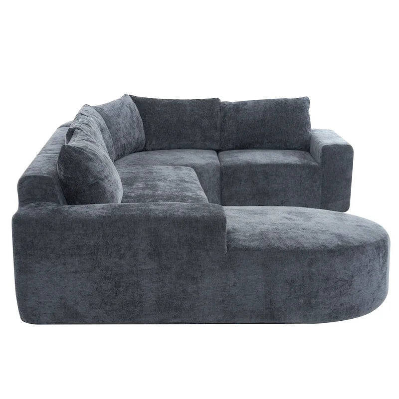 Modulares Sektionssofa Wohnzimmer Bodensofa Récamiere