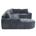 Modulares Sektionssofa Wohnzimmer Bodensofa Récamiere