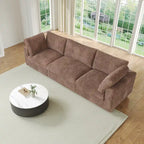 Weiches Plüsch Modulares Sektionssofa Modern Gepolstertes Wohnzimmer-Sofa