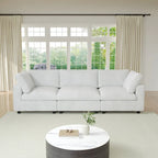 Weiches Plüsch Modulares Sektionssofa Modern Gepolstertes Wohnzimmer-Sofa