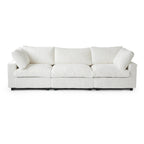 Weiches Plüsch Modulares Sektionssofa Modern Gepolstertes Wohnzimmer-Sofa